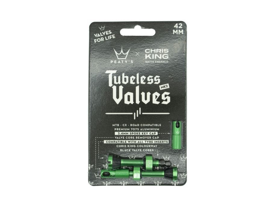 Bezdušové ventilky PEATY'S X CHRIS KING (MK2) BEZDUŠOVÉ VENTILKY 42MM