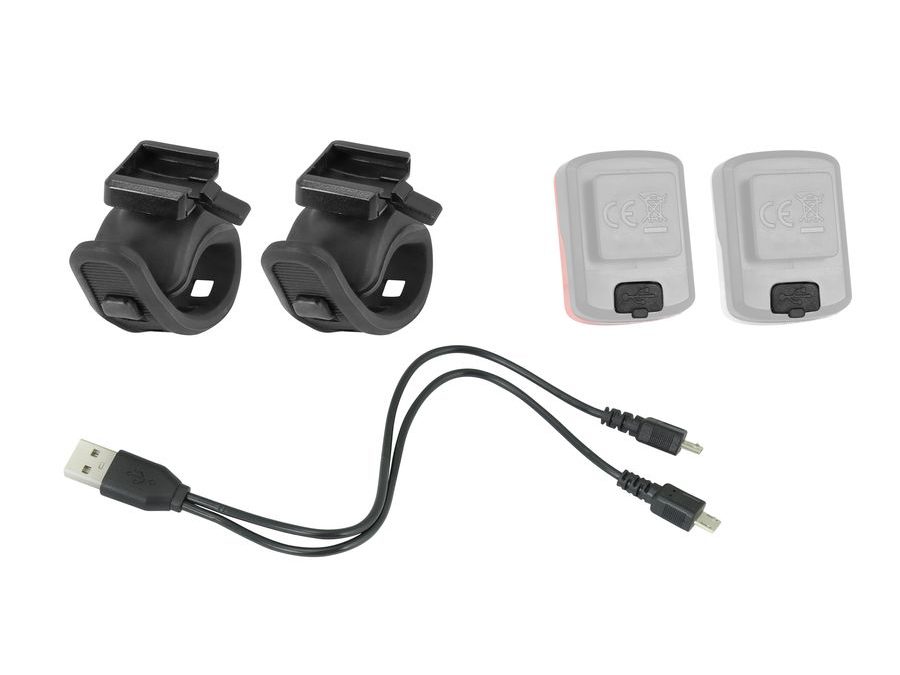 blikačky sada Force POINT, přední + zadní