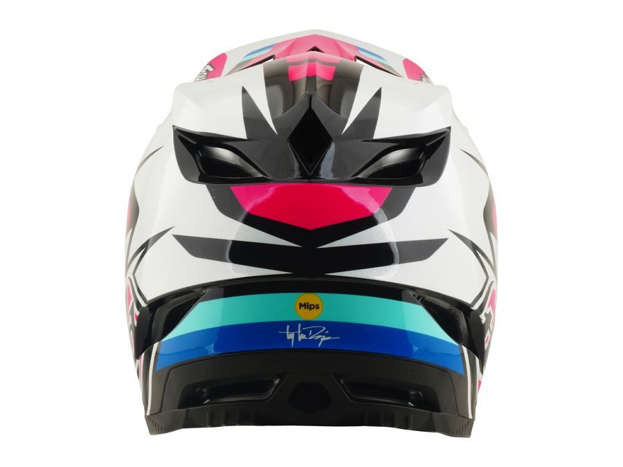 Integrální helma Troy Lee Designs D4 POLYACRYLITE MIPS ROAMER MAGENTA