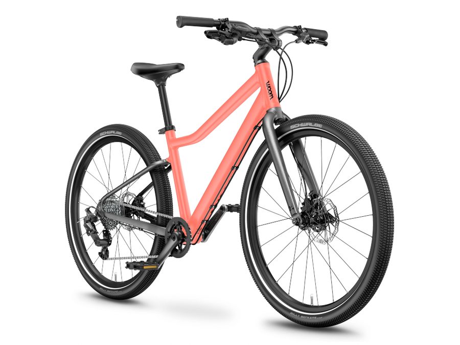 Dětské kolo Woom 5 Explore 24" - Neon Coral (Oranžová) 2025