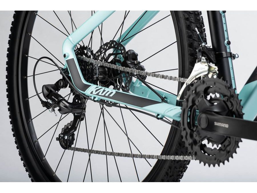 Pánské horské kolo Ghost Kato Base 29 - Mint Green Pearl / Black Matt