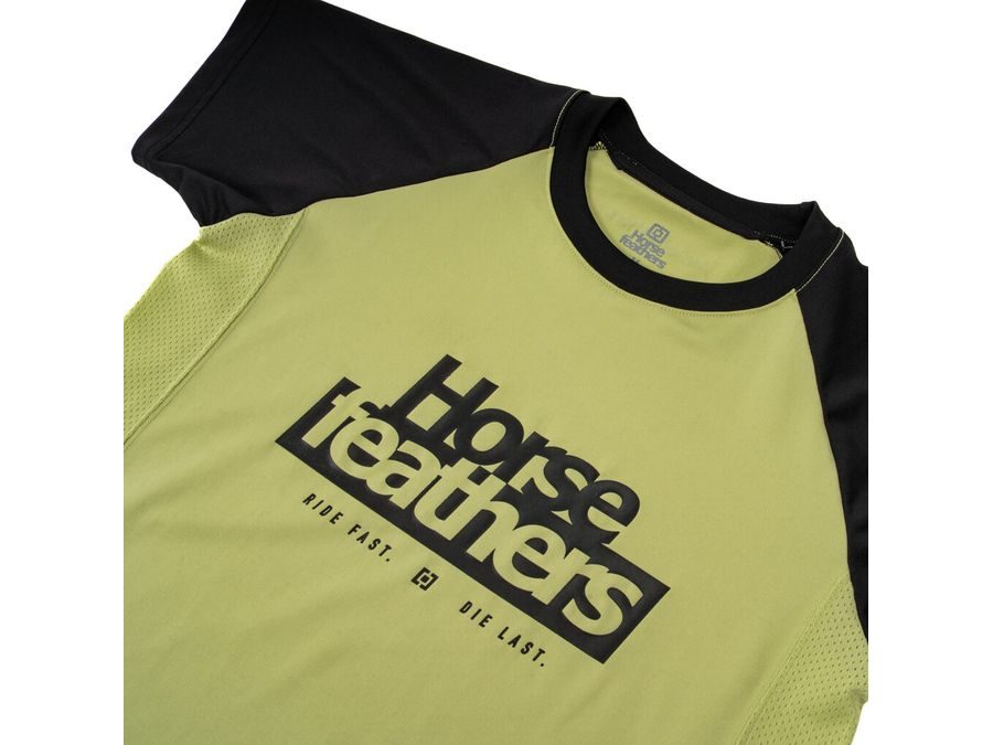 Dětský dres s krátkým rukávem HORSEFEATHERS Spike, nile-black