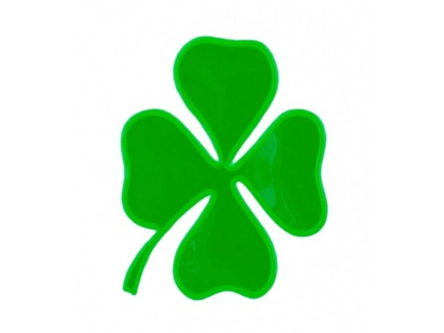 Reflexní samolepka čtyřlístek