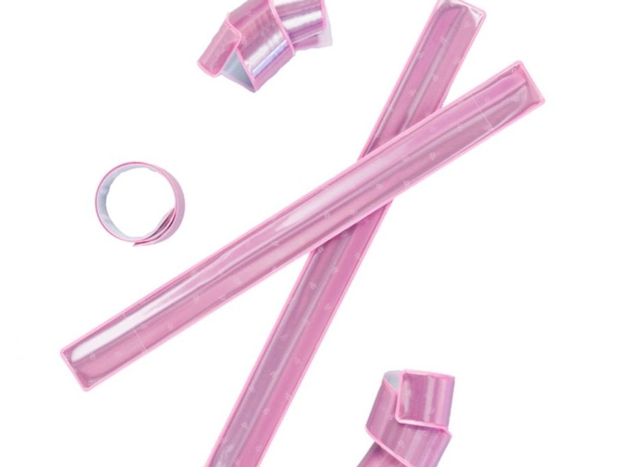 Reflexní páska 3M bez potisku růžová 32x3cm