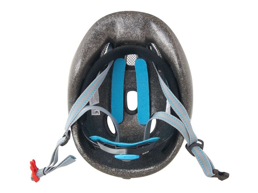 Dětská helma FORCE FUN FLOWERS, bílo-šedo-modrá