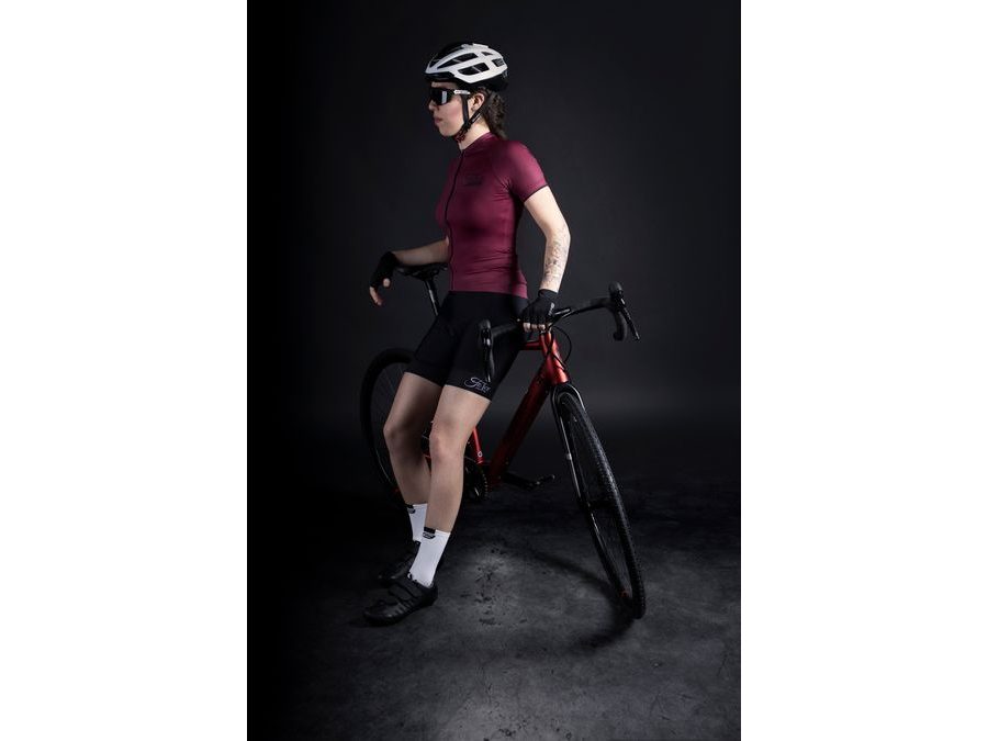 Dámský dres s krátkým rukávem FORCE CHARM LADY, bordó