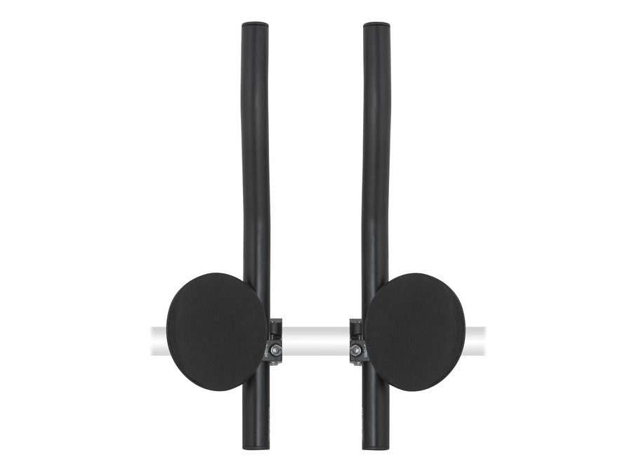 Řidítka nástavce FORCE FLAT rovné Al, černé mat