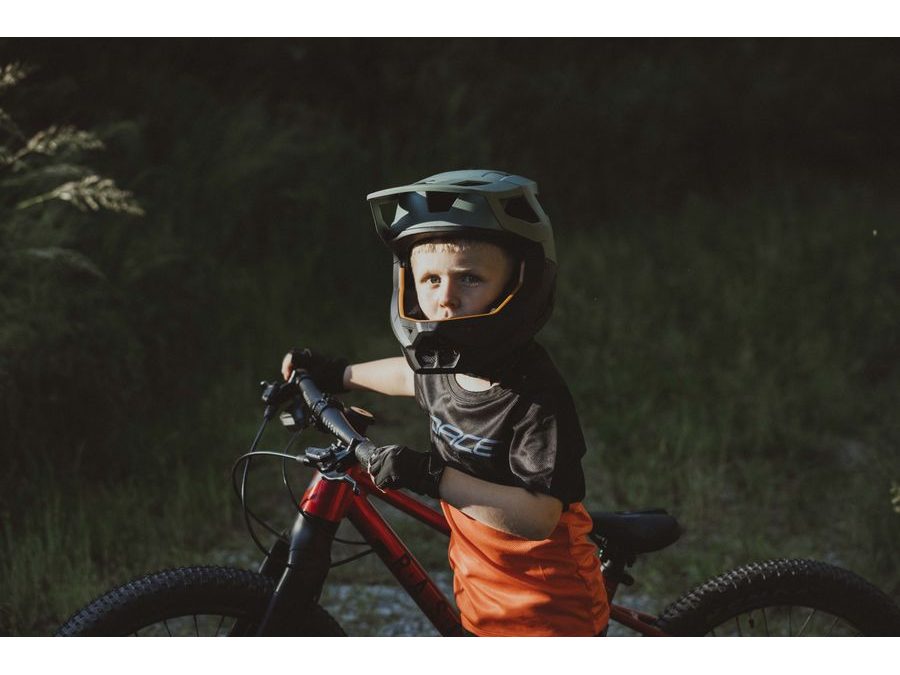 Dětské krátkoprsté rukavice FORCE FUN KID, černé