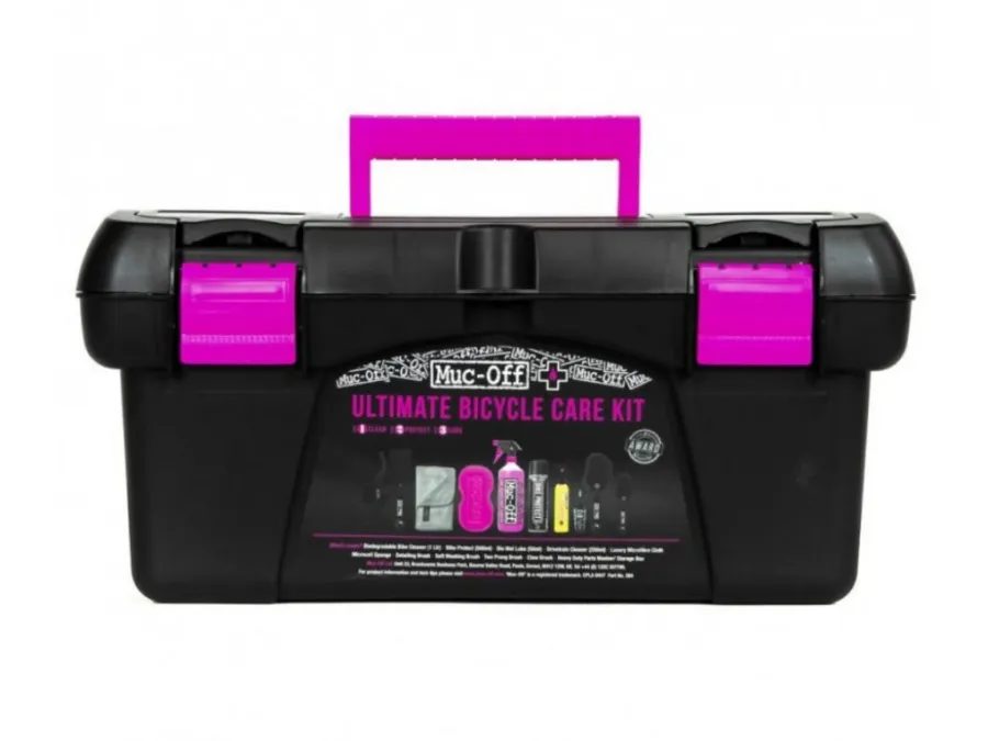 Dárková sada MUC-OFF ULTIMATE BICYCLE CLEANING KIT - Sada na mytí a péči o jízdní kolo v kufříku