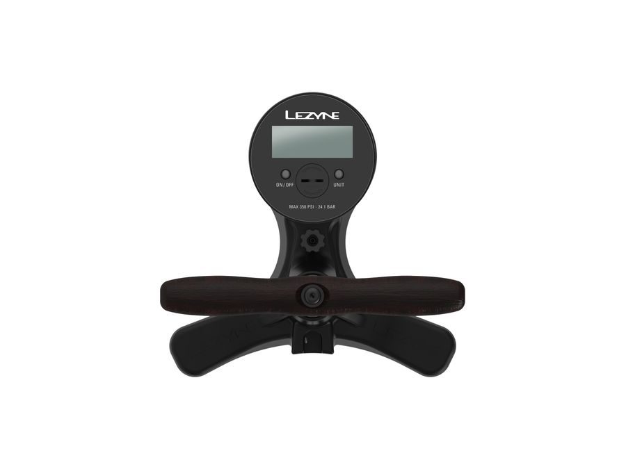 Digitální tlakoměr pro hustilky LEZYNE PUMP GAUGE 350 PSI DIGITAL GAUGE 3.5" BLACK