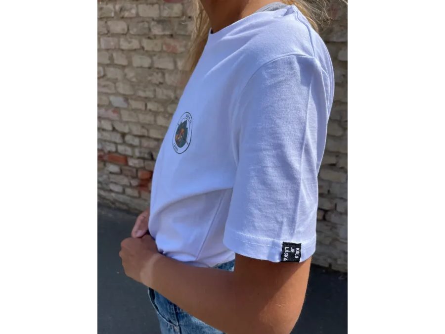 Tričko s krátkým rukávem Kolo je láska Kolo Or Die UNI, bílá