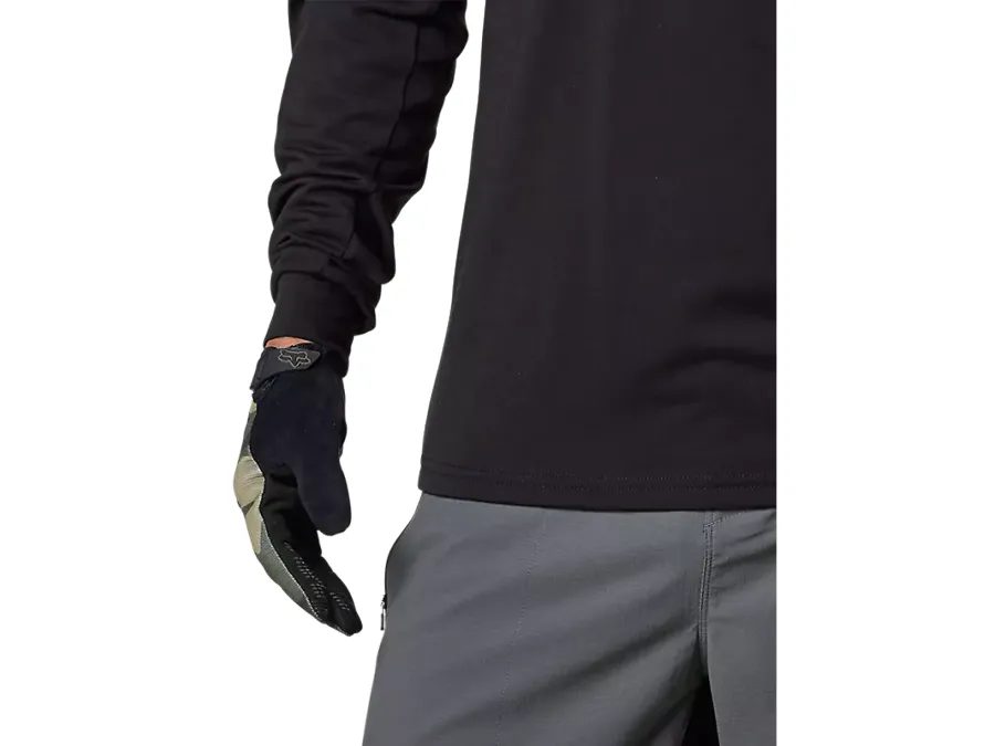 Pánský dres s dlouhým rukávem FOX Ranger Ls Dr Jersey, černý