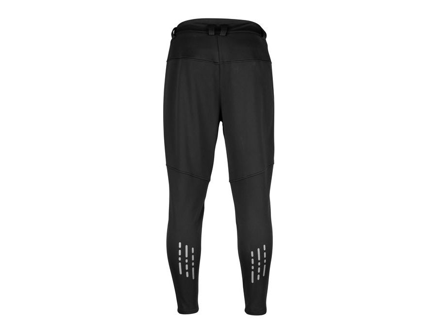 Pánské kalhoty do pasu bez vložky FORCE STORY softshell volné, černé