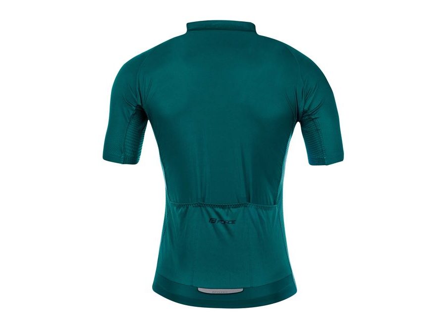 Pánský dres s krátkým rukávem FORCE PURE, petrolejový