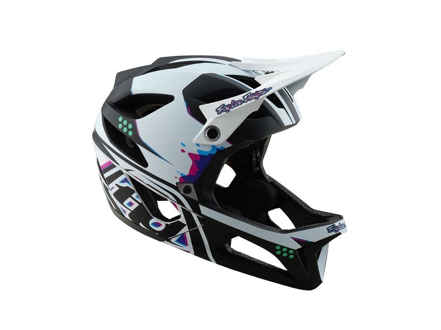 Integrální helma Troy Lee Designs STAGE TROOPER WHITE 2025
