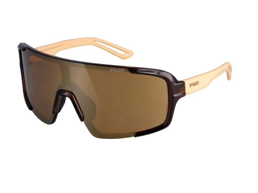 Sportovní sluneční brýle R2 IMPULSE AT028K, tmavě hnědo-krémové