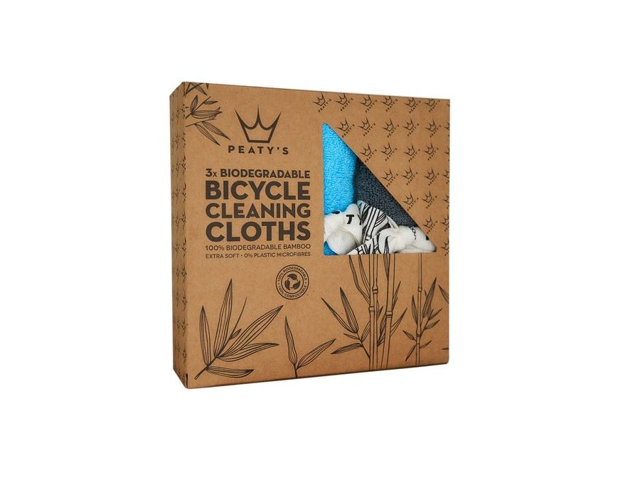Čistící hadry PEATY'S BAMBOO BICYCLE CLEANING CLOTHS