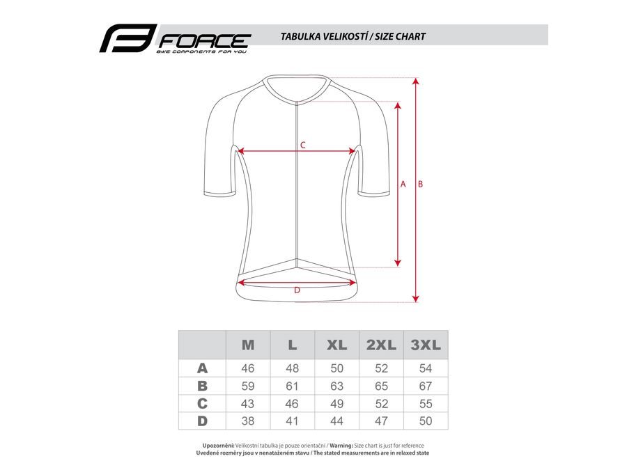 Pánský dres s krátkým rukávem FORCE SCRIPT, cihlový