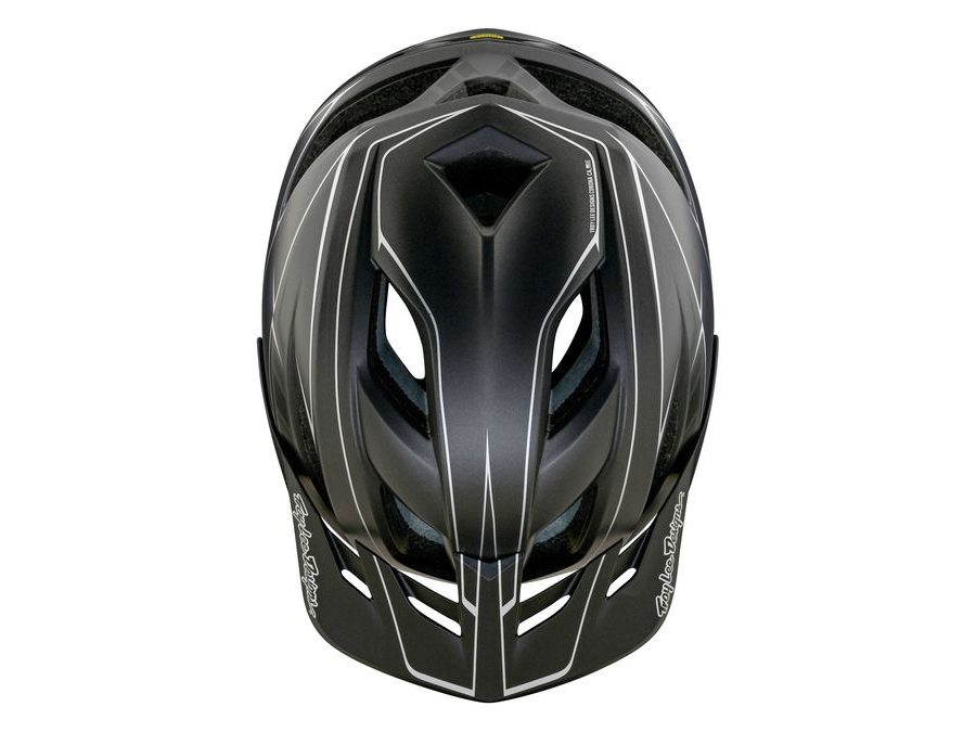Helma Troy Lee Designs FLOWLINE SE MIPS PINSTRIPE CHARCOAL / BLACK 2024