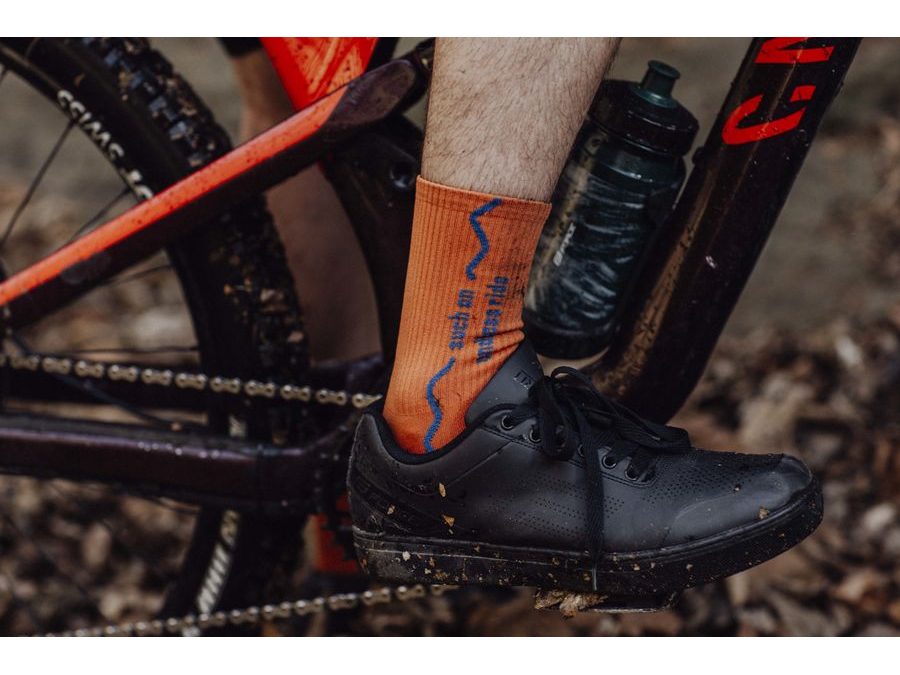 Dlouhé ponožky FORCE ENDLESS, cihlové