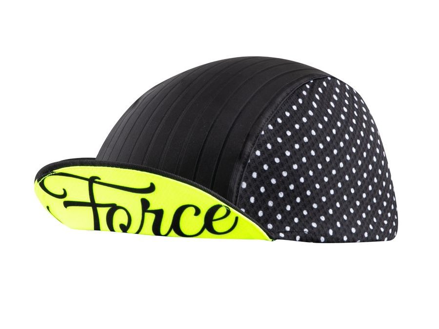 Čepička s kšiltem F POINTS letní, černo-fluo