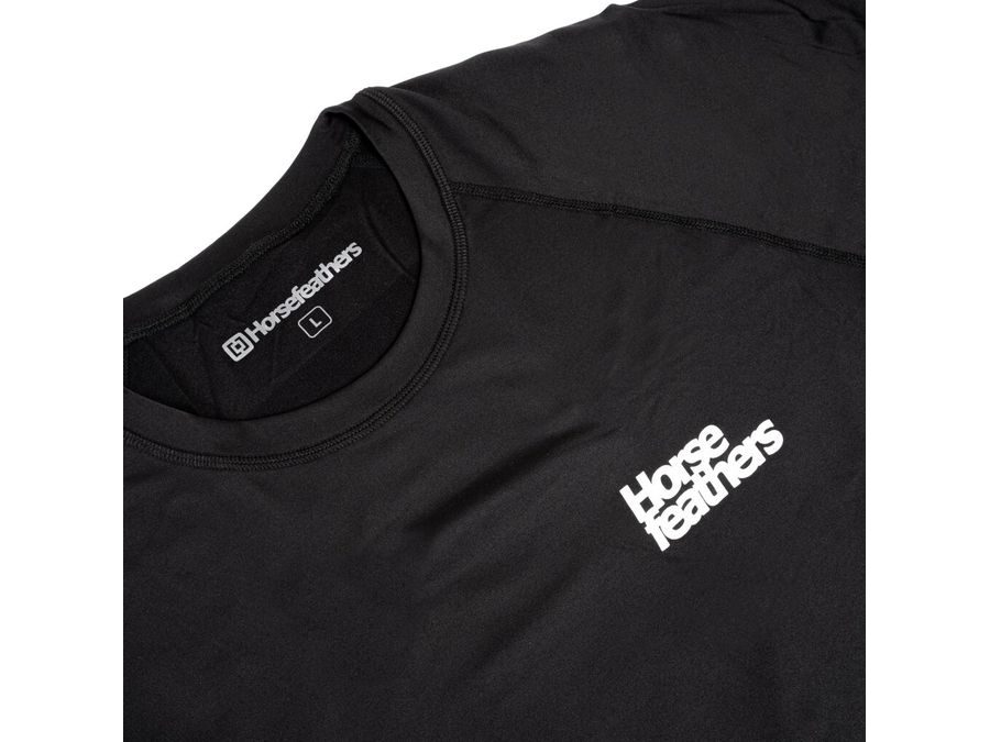 Pánské termo triko s dlouhým rukávem HORSEFEATHERS Hart LS, black