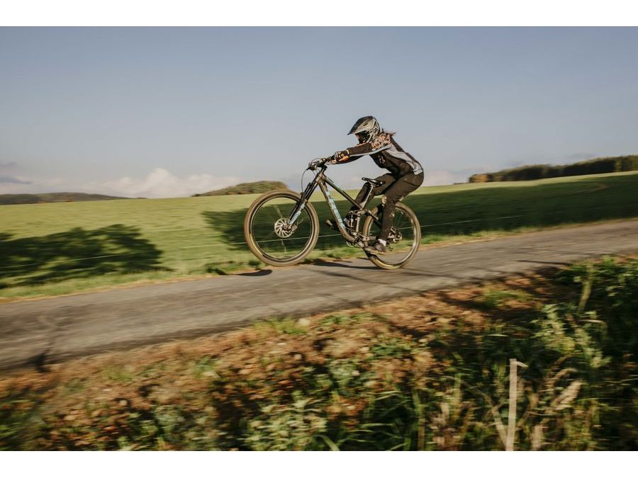 Dres s dlouhým rukávem FORCE RECKLESS, černo-oranžový