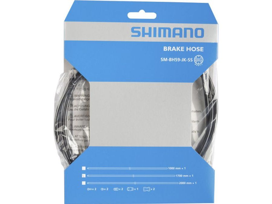SHIMANO brzdová hadička 1700mm pro SM-BH59-JK-SS, černá