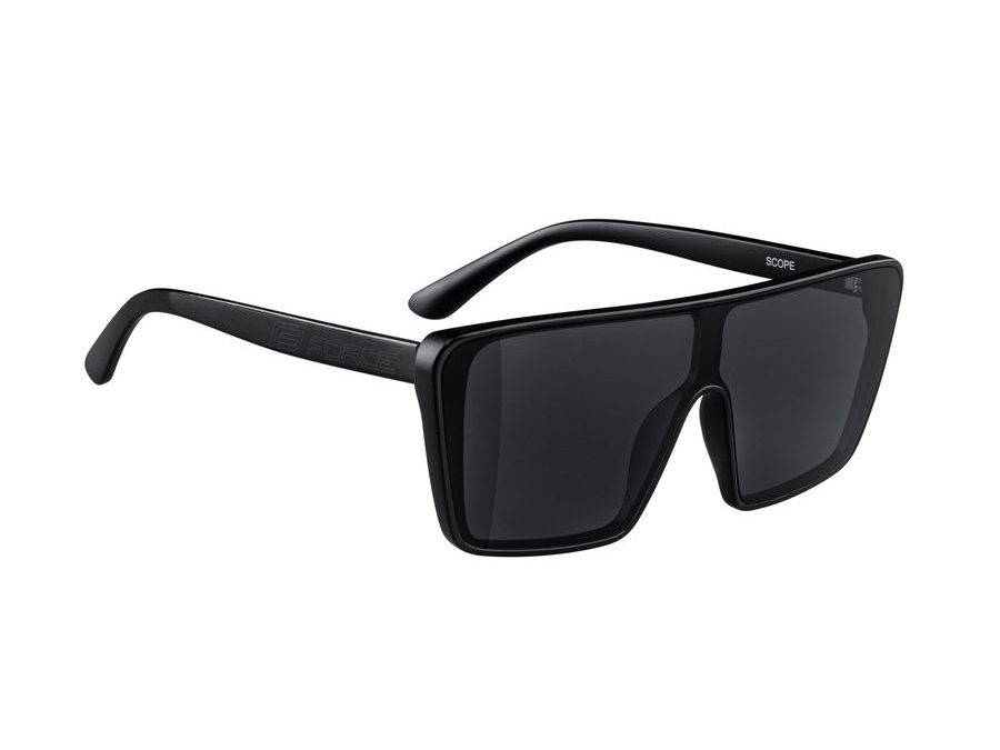 Brýle FORCE SCOPE, černé mat-lesk, černá skla
