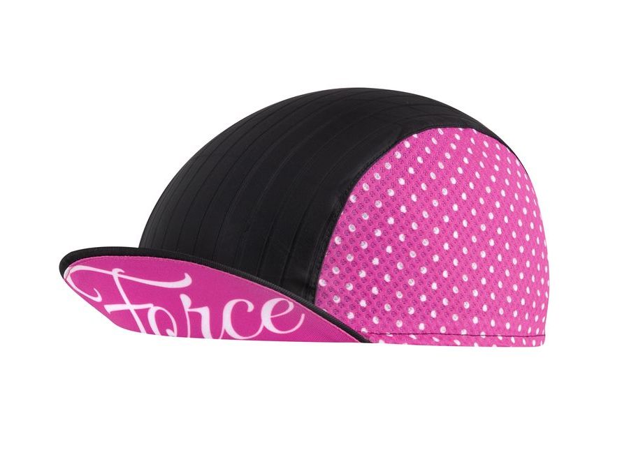 Čepička s kšiltem F POINTS letní, černo-růžová