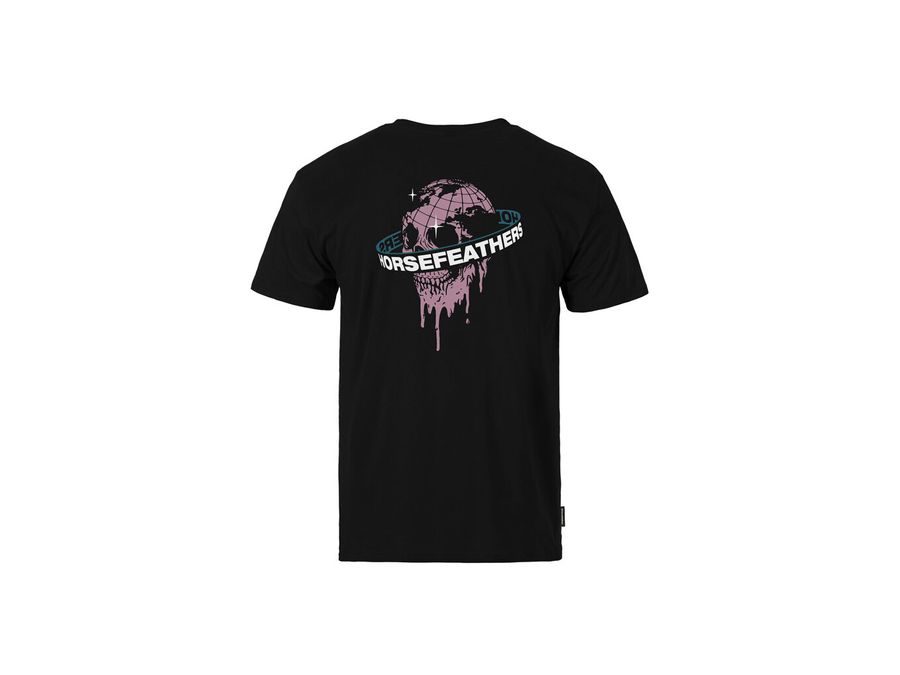 Pánské tričko s krátkým rukávem HORSEFEATHERS Orbit, black