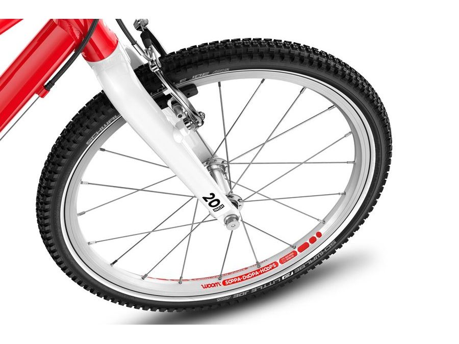 Dětské kolo Woom GO 4 20" - Red (Červená) 2025