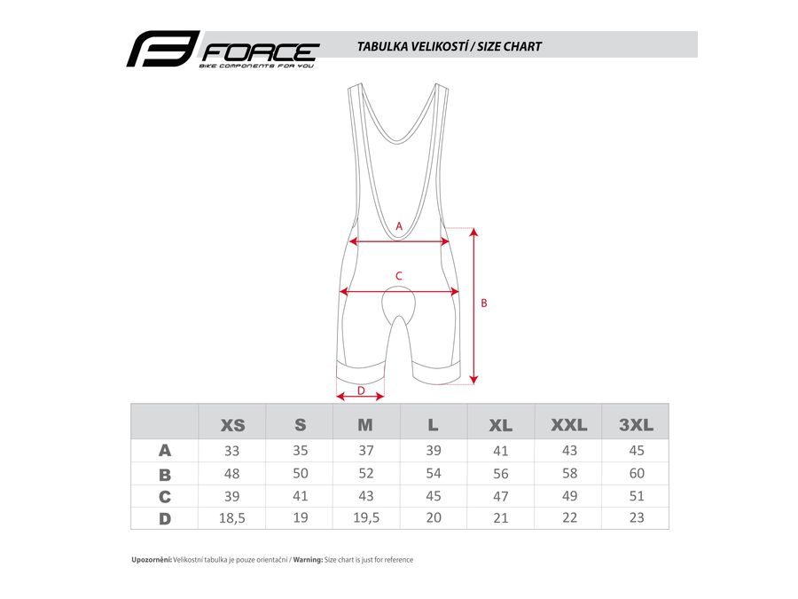 Pánské kraťasy se šráky a vložkou FORCE B51, černo-červené