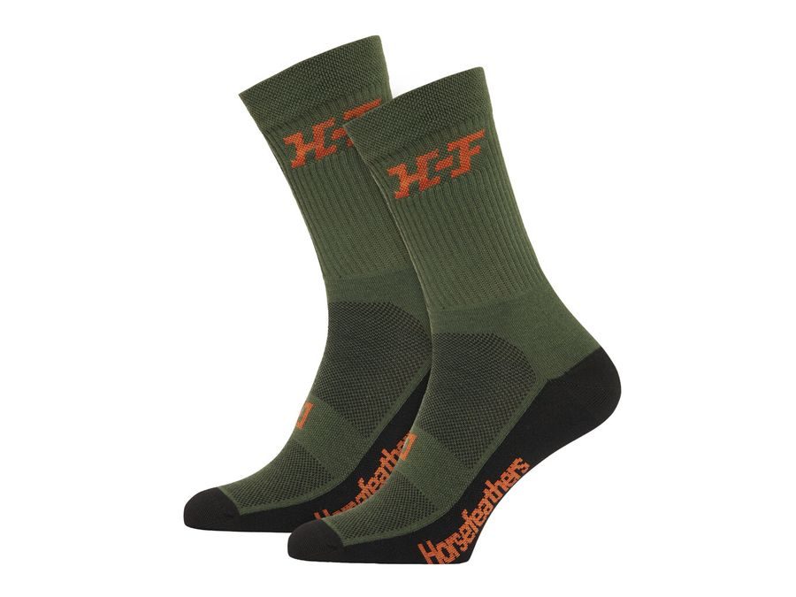 Pánské dlouhé technické funkční ponožky HORSEFEATHERS Jam Long, thyme