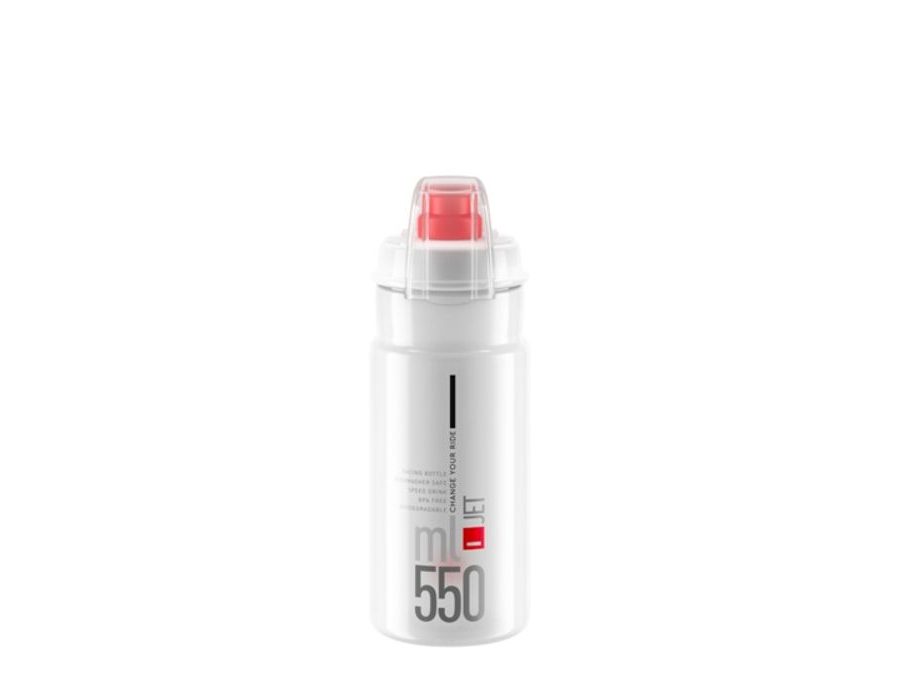Láhev ELITE Jet Plus 21´ čirá/červené logo 550 ml