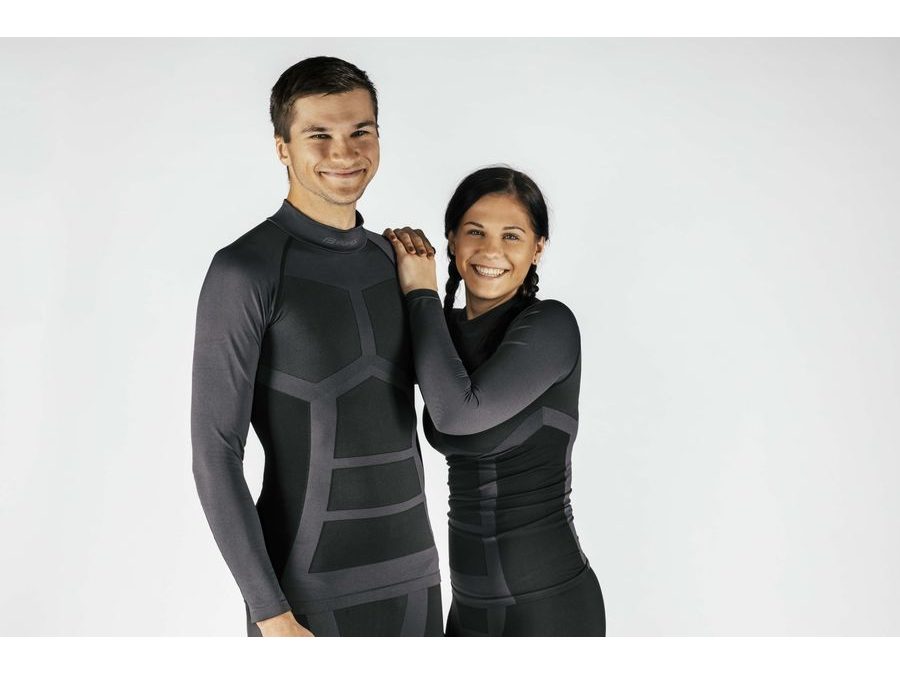 Funkční rolák FORCE GRIM dlouhý rukáv, černý