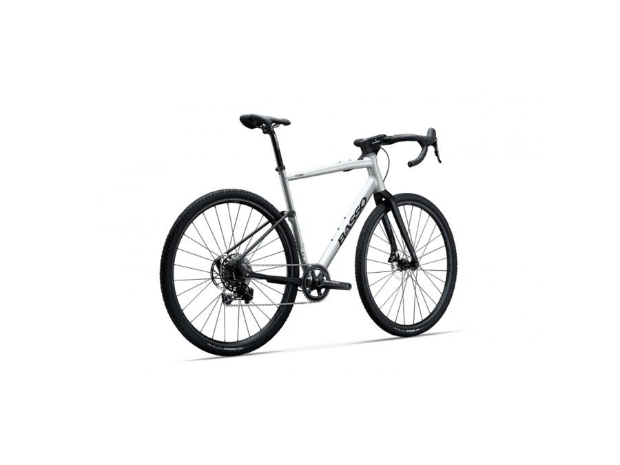 Gravel kolo BASSO Tera, silver tera, Sram Apex, Microtech MX25