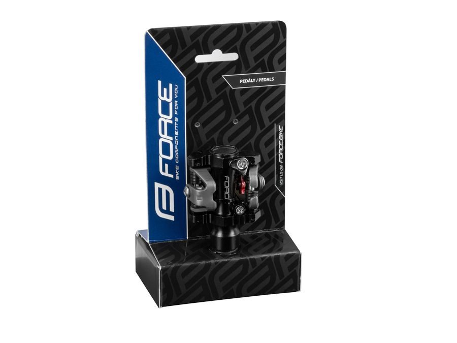 Pedály Force nášlapné MTB kuličková ložiska, černé