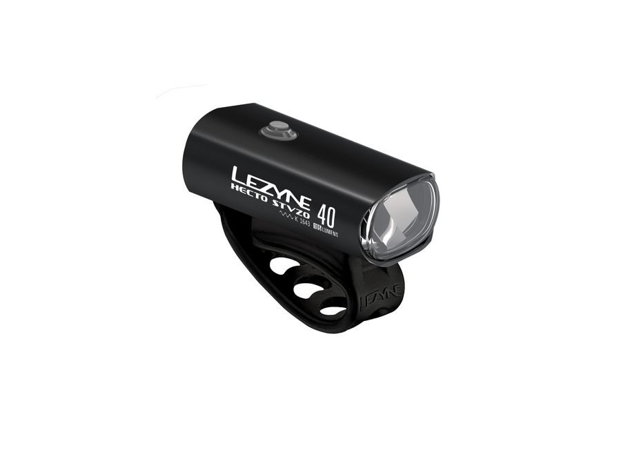 Přední světlo LEZYNE LIGHT FRONT HECTO DRIVE STVZO 40 BLACK GLOSS
