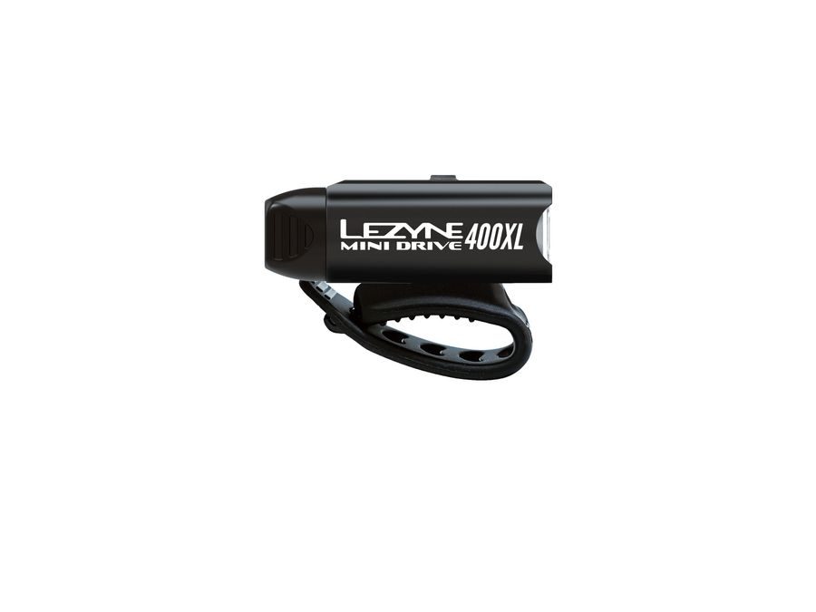 Přední světlo LEZYNE LIGHT FRONT MINI DRIVE 400XL BLACK GLOSS