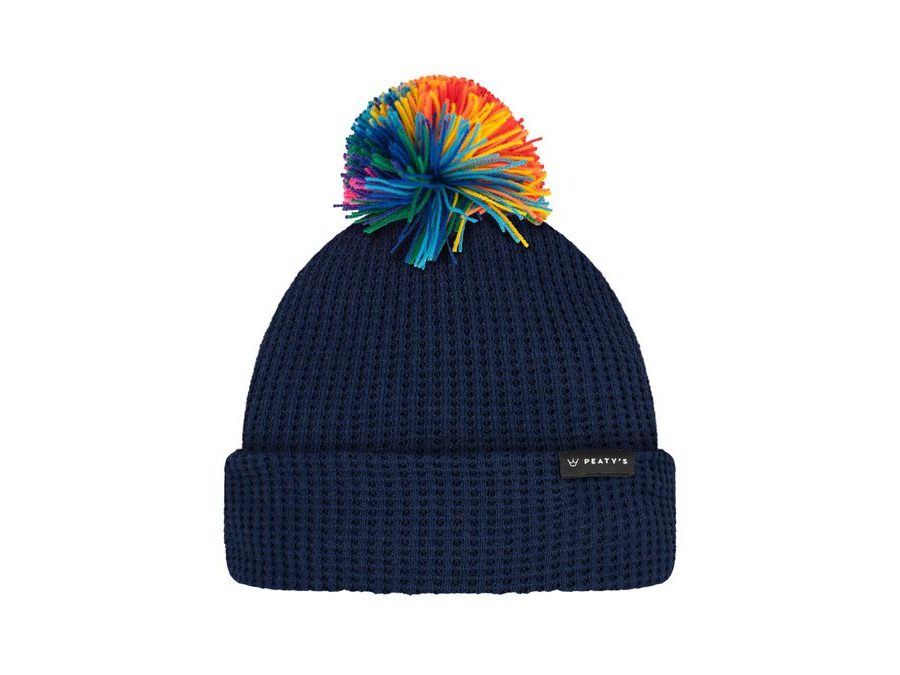Čepice PEATY'S ČEPICE RIDEWEAR BOBBLE FRENCH NAVY