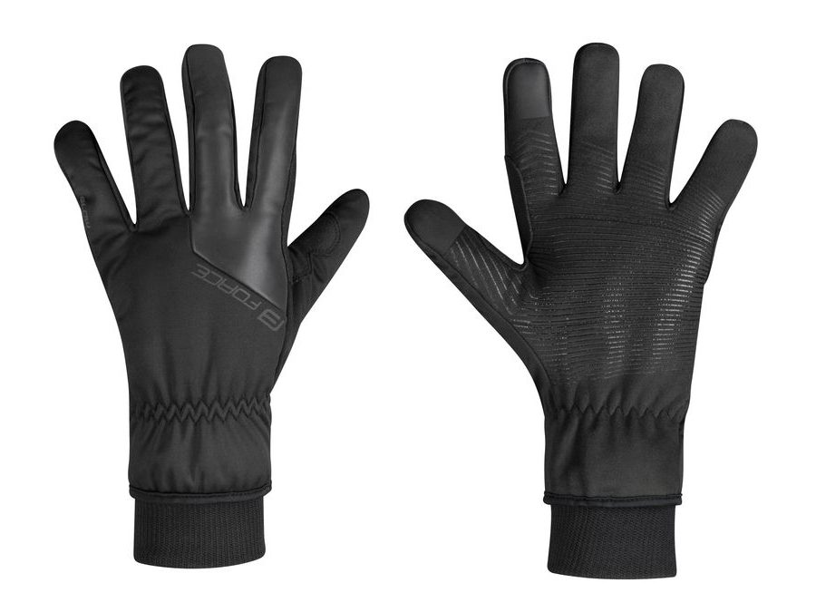 Podzimní/zimní rukavice FORCE GLOW, černé