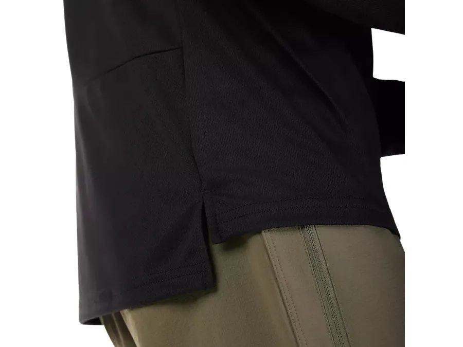 Pánský dres s dlouhým rukávem FOX RANGER Ls Jersey Head, Black