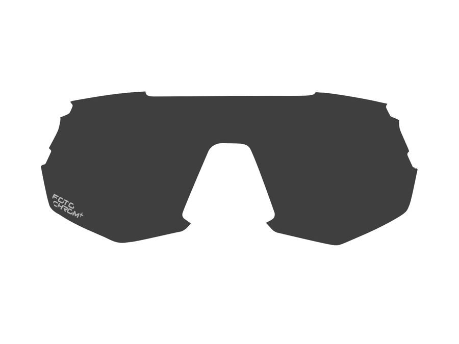 sklo náhradní FORCE ARCADE, zrc. černé