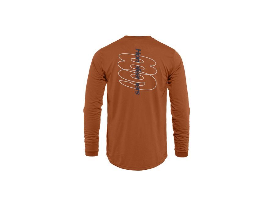 Pánský dres HORSEFEATHERS Fury LS - rust