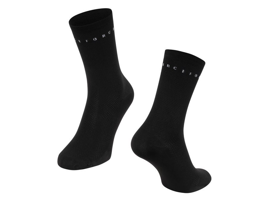 Dlouhé ponožky FORCE SMACK, černé
