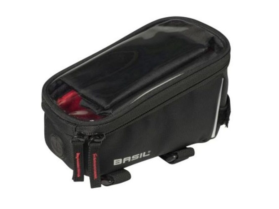 brašna Basil Sport Design Frame přední na mobil 1L černá