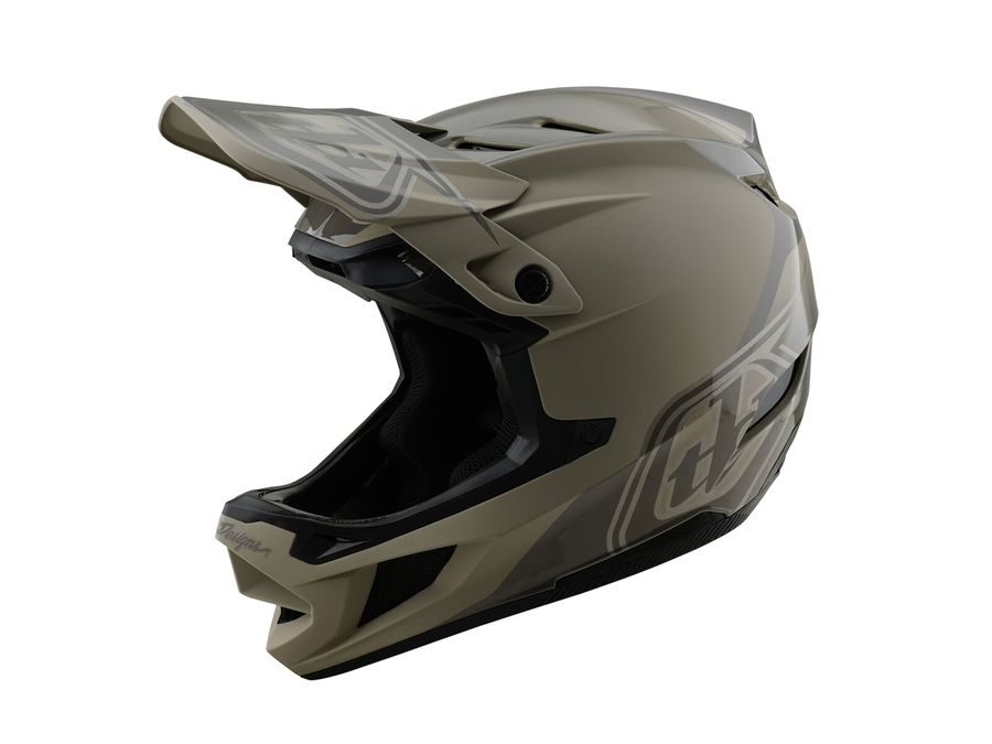 Integrální helma Troy Lee Designs D4 POLYACRYLITE SHADOW TIMBER 2025