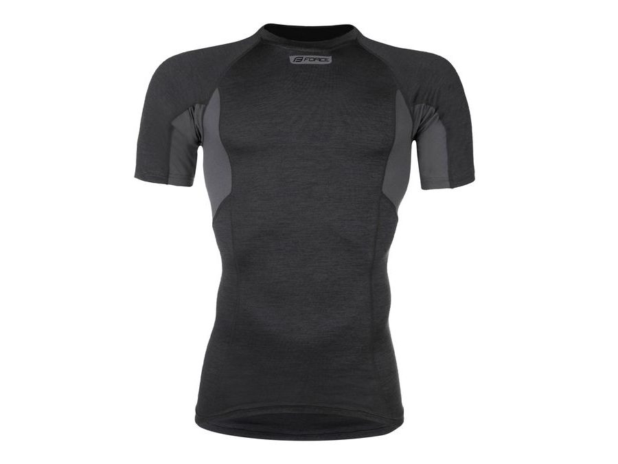 Funkční triko FORCE BREEZE krátký rukáv, šedé