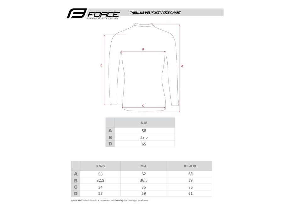 Funkční triko FORCE THUNDER dlouhý rukáv, černé